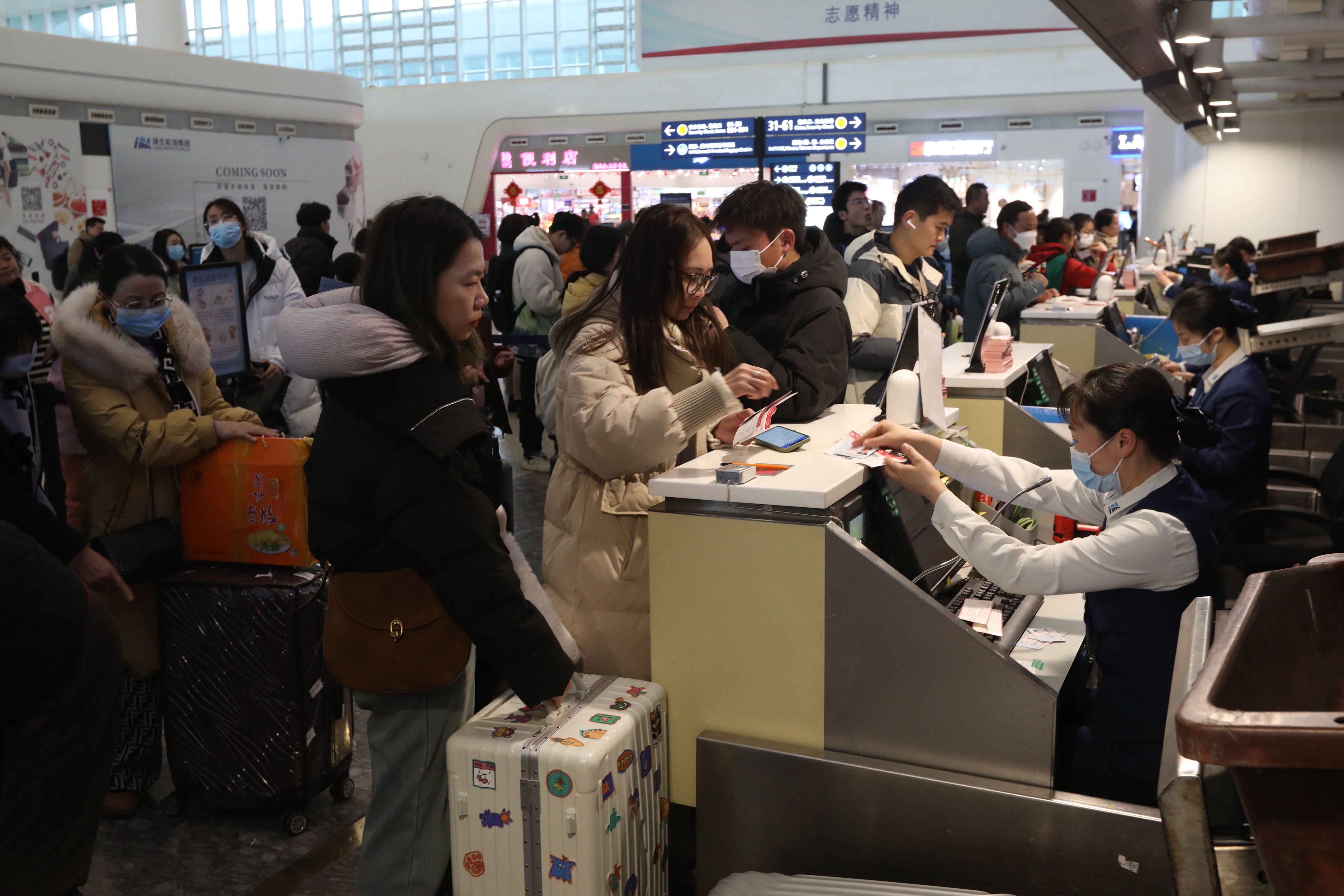 春运首日破单日最高航班量 天河机场将新开至长白山航线 - 武汉市人民